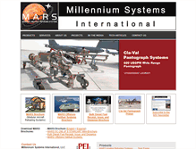 Tablet Screenshot of millenniumsystemsintl.com